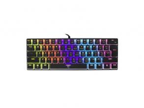 White Shark ASHIKO GK-2202B/R-US fekete mechanikus (red switch) gamer billentyűzet