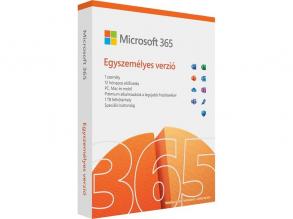 Microsoft 365 Personal (Egyszemélyes verzió) 1 Felhasználó 1 Eszköz 1 év kódkártya szoftver