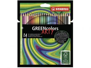 STABILO GREENcolors ARTY színes ceruzák, 24 db.