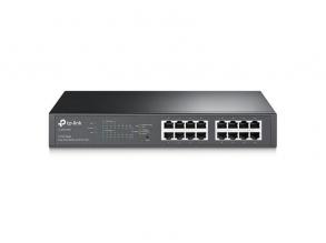 TP-Link TL-SG1016PE 16port GbE LAN PoE+ SMART menedzselhető asztali Switch