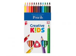 ICO: Creative Kids háromszögletű színes jumbo ceruza 12 db-os