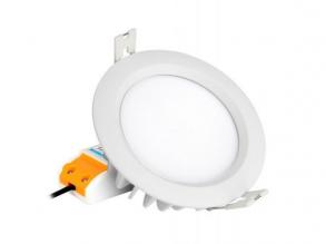 RGB-CCT LED panel , 6W , süllyesztett , kerek , dimmelhető , színes , állítható fehér színárnyalat , SMART , IP54 , Miboxer (Mi-