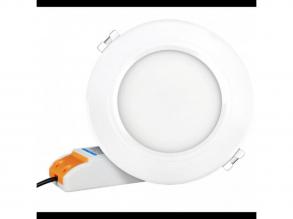 RGB-CCT LED panel , 6W , süllyesztett , kerek , dimmelhető , színes , állítható fehér színárnyalat , SMART , Miboxer (Mi-Light)