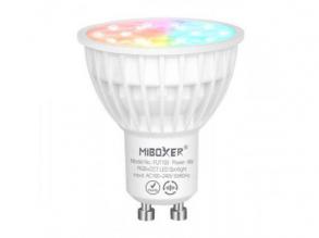 RGB- CCT LED lámpa , égő , szpot , GU10 , 4 Watt , dimmelhető , 2.4GHz , Miboxer (Mi-Light) , FUT103