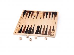 Bigjigs Backgammon társasjáték fából