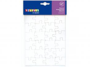 PlayBox: Üres puzzle szett 20,5x14,5cm 16 db-os