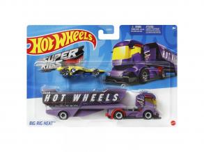 Hot Wheels: Big Rig Heat kisautó szállító szett 1/64 - Mattel