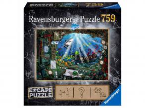 A tengeralattjáró, 759 db-os Exit puzzle - Ravensburger (holland nyelvű)