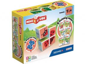 Geomag MagiCube: Mágneses építőkocka szett - Rovarok