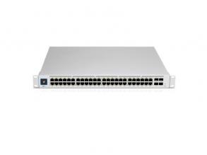 Ubiquiti UniFi USW-PRO48-POE Gen2 48port GbE LAN40xPoE+ 8xPoE++ 4xSFP+ port L3 menedzselhető switch