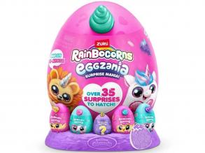 Rainbocorns: Eggzania meglepetés tojás plüssfigurával többféle változatban 1db