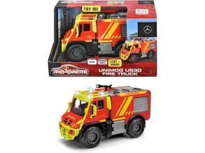 Majorette: Unimog U530 fém tuzoltó autó fénnyel és hanggal - Simba Toys