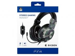 BigBen Stereo Gaming V3 zöld PS4/PC headset