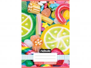 Nebulo: Candy mintás kockás füzet A/5 27-32