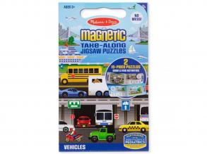 Jármuvek mágneses puzzle szett - Melissa & Doug