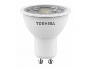 LED lámpa , égő , szpot , GU10 foglalat , 4 Watt , 38° , természetes fehér , TOSHIBA , 5 év garancia