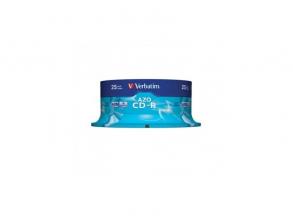 VERBATIM CDV7052B25 CD-R Crystal cake box CD lemez 25db/csomag