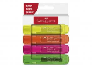 Faber-Castell: 1546 Neon fluorescent 4 db-os szövegkiemelo filctoll szett