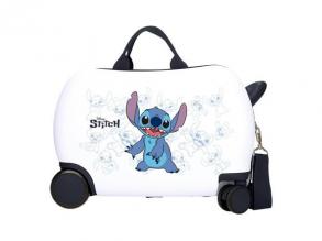 Stitch gurulós bőrönd fehér