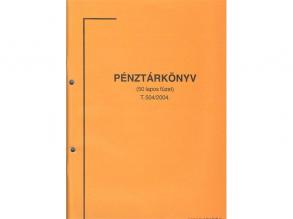 A.SZNY.504 A4 álló pénztárkönyv