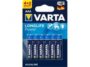 Varta 4903121436 Helps Longlife Power AAA (LR03) mikro ceruza elem 4+2db/bliszter