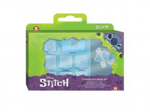 Disney Stitch kifestő és bélyegzőkészlet, 11 db.