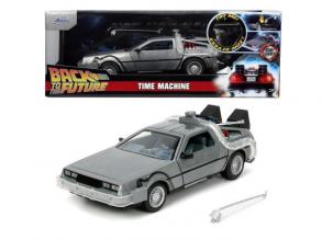 Vissza a jövőbe DeLorean világító fém autómodell 1/24 - Simba Toys