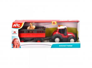 ABC Massey állatszállító traktor lóval - Simba Toys