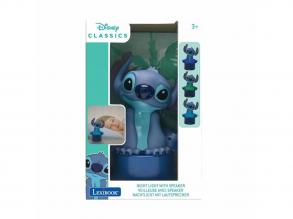 Éjszakai fényt adó Stitch figura & hangszoró