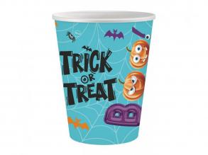 Trick or Treat papír pohár 250 ml, 6 db /cs