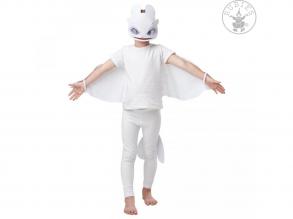 Dragon 3 jelmez szett fehér színben fiú jelmez standard méretben