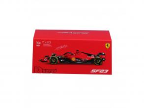 Bburago 1 /43 F1 versenyautó - Ferrari SF-23 (With helmet) (#16 Leclerc)