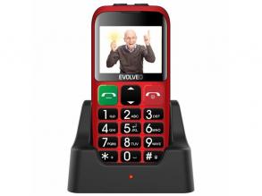 EVOLVEO EasyPhone EP-850-EBR 2,4" piros mobiltelefon