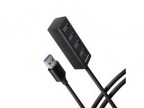 Axagon HUE-M1AL 4 portos USB3.2 Gen 1 mini HUB