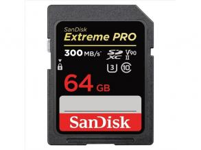 Sandisk 64GB SD (SDXC Class 10 UHS-II U3) Extreme Pro memória kártya