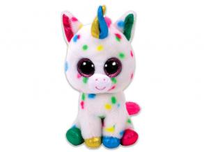 TY Beanie Boos: Harmonie pöttyös unkornis plüssfigura - 15 cm