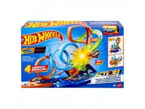 Hot Wheels: Dupla-Dupla Hurok pályaszett - Mattel