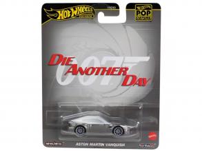 Hot Wheels Pop Culture: James Bond Aston Martin Vanquish kisautó 1/64 - Mattel