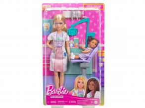 Barbie szőke hajú fogorvos karrierbaba játékszett - Mattel