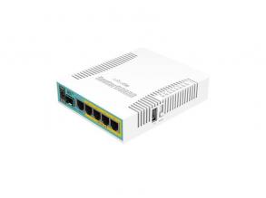 MikroTik hEX PoE RB960PGS L4 128MB 5x GbE PoE port router