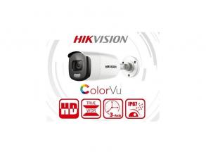 Hikvision DS-2CE12DFT-F kültéri, 2MP, 3.6mm, fehér led 40m, ColorVu 4in1 HD analóg csőkamera