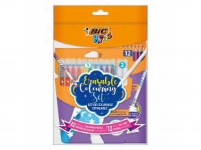 BIC Kids Magic Marker és színes ceruzák, 24 db.