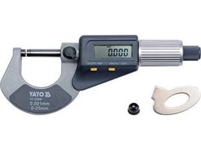 YATO Digitális mikrométer 0-25 mm +/-0,01 mm