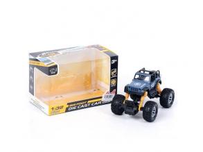 Off-Road hátrahúzós szürke terepjáró 1/32