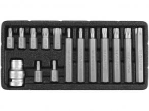 YATO Torx klt. 15r. tamperproof T20-T55 L=30mm, L=75mm 1/2 col