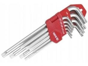 YATO Torx kulcs készlet 9 részes hosszú T10-T50