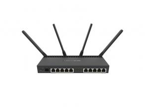 MikroTik RB4011IGS+5HACQ2HND-IN 10port GbE LAN, 1xSFP+ port, 2,4GHz & 5GHz 802.11ac wireless k.ant.