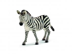 Műanyag Zebra figura, 12,5 x 8,9 x 3,7 cm