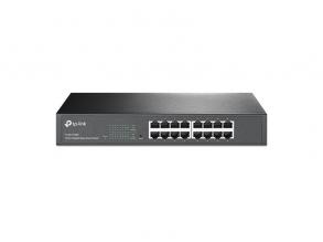 TP-Link TL-SG1016DE 16port 10/100/1000Mbps LAN SMART menedzselhető asztali Switch