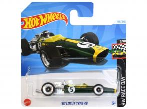 Hot Wheels: '67 Lotus Type 49 kisautó 1/64-es méretarány - Mattel